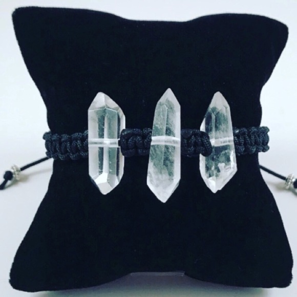 Genuine 3 double point crystal quartz adjustable - Picture 4 of 8